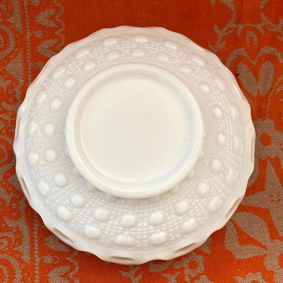 IMPERIAL GLASS  — Sugar Cane Pattern Bowl - Picture 3 of 4